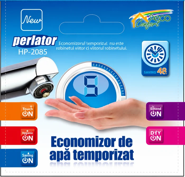 Economizoare de apa pentru robinet - Economizor de apa temporizat Perlator, HP-2085, Eco Confort