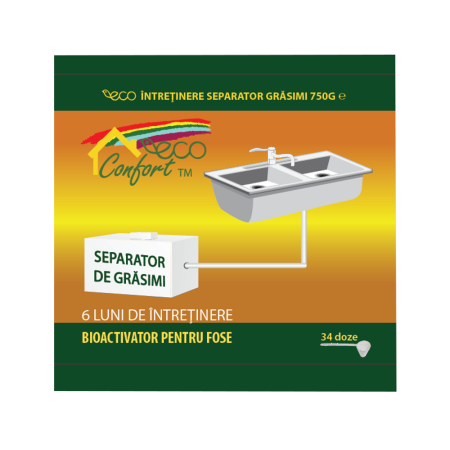 Întreținere ECO fose septice și țevi - Intretinere separator de grasimi 750g