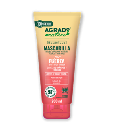 Cosmetice VEGANE - Mască de păr pro strenght Botanicos, 200ml