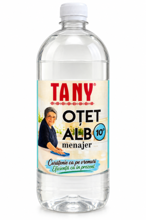Curățenie - Oțet alb menajer 10 grade, 1L, TANY 
