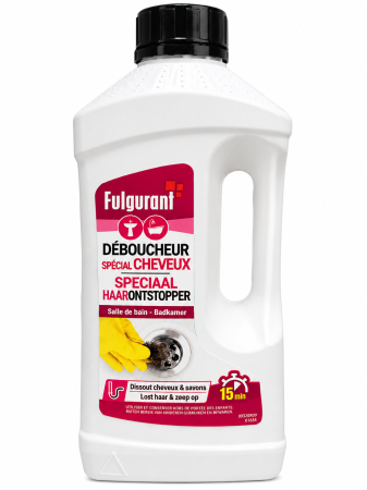 Curățenie - Soluție pentru dizolvarea părului și desfundarea țevilor, 800 ml, Fulgurant