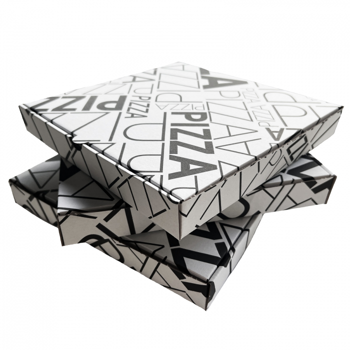 Set cutii pizza (50 buc) 280x280x35 mm, alb [2]