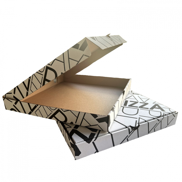 Set cutii pizza (50 buc) 320x320x40 mm, alb [4]