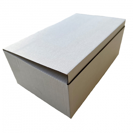 Cutii cu autoformare - Cutie raft cu autoformare si perfor, 220x140x80 mm, alb