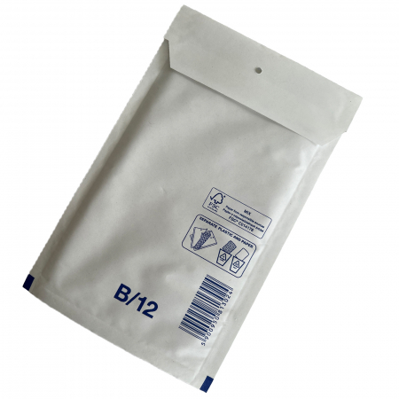 Plic antișoc cu bule B12, alb [1]