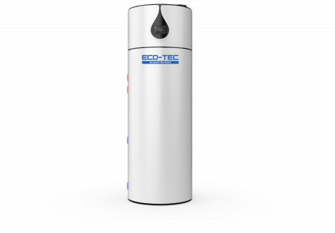 Boilere cu pompa de caldura - Boiler cu pompă de căldură din inox ECO-TEC BECP200-SAV – 200L, R290, eficiență A+, cu control Wi-Fi