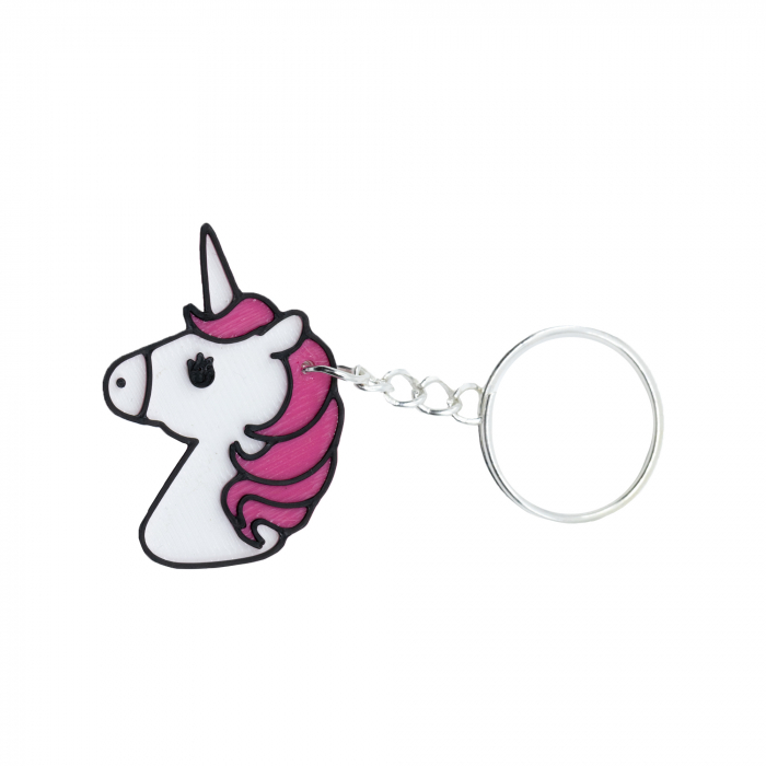 Breloc 3D Unicorn, 4 cm [1]