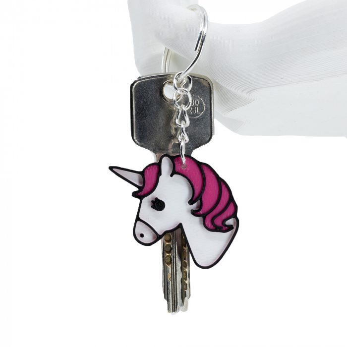 Breloc 3D Unicorn, 4 cm [3]