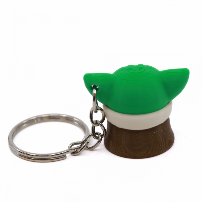 Breloc Baby Yoda, printat 3D, 3 cm [2]