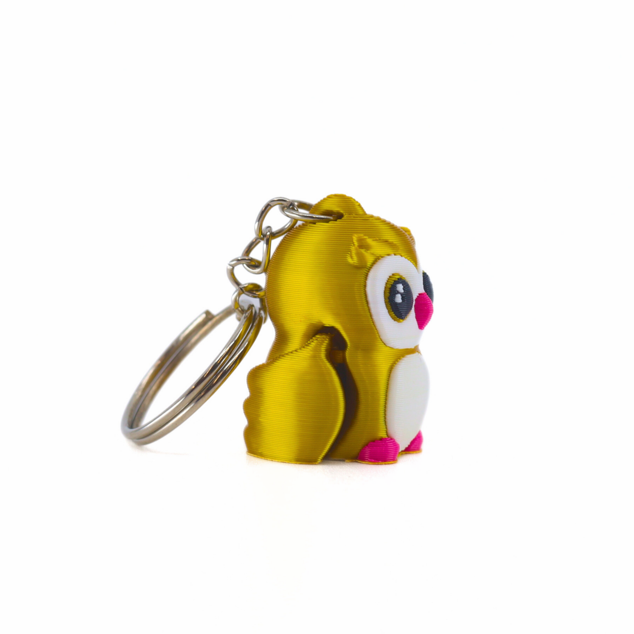 Breloc Bufnita, printat 3D, 3.5 cm [2]