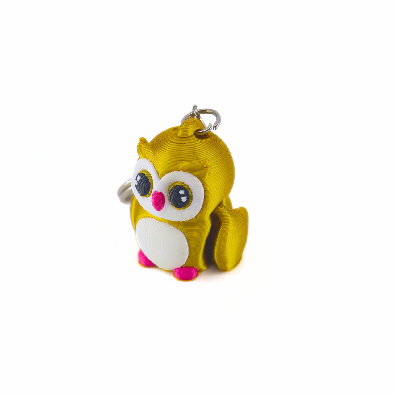 Breloc Bufnita, printat 3D, 3.5 cm [5]