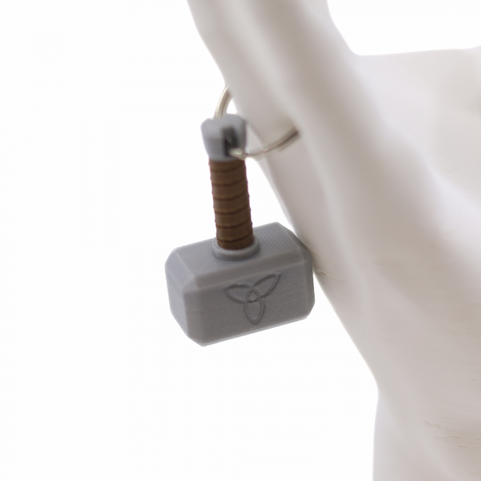 Breloc Ciocanul lui Thor, printat 3D, 4.5 cm [5]