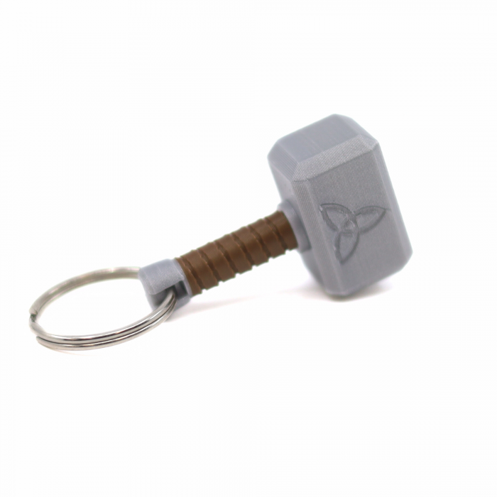 Breloc Ciocanul lui Thor, printat 3D, 4.5 cm [4]