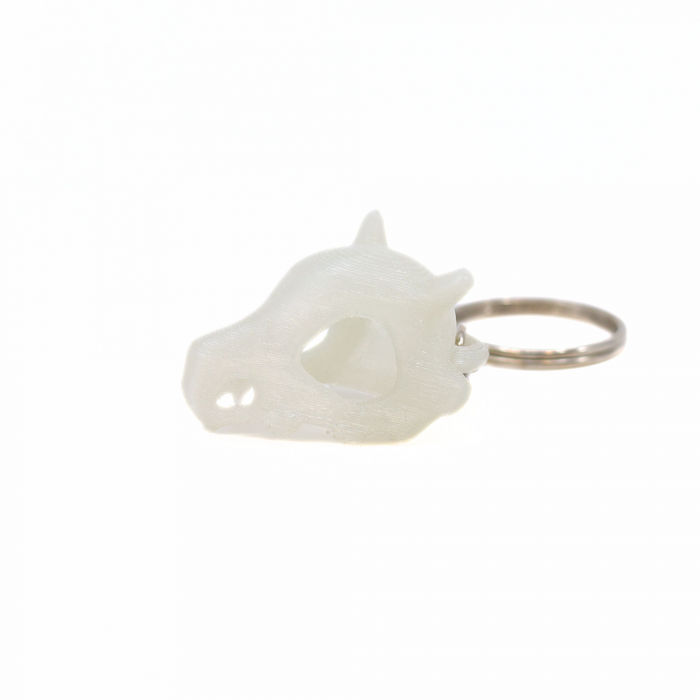 Breloc Craniu Cubone Fosforescent, printat 3D [1]