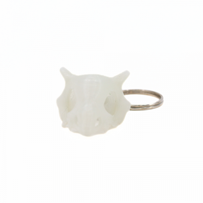 Breloc Craniu Cubone Fosforescent, printat 3D [4]