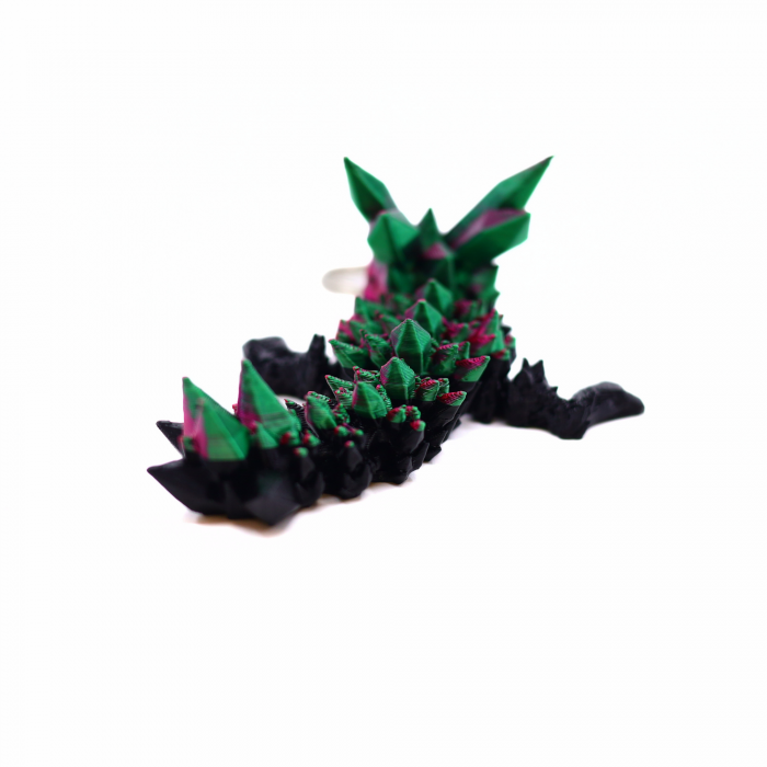 Breloc Dragon Cristal printat 3D, 12 cm [3]