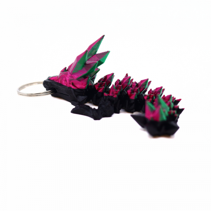 Breloc Dragon Cristal printat 3D, 12 cm [5]