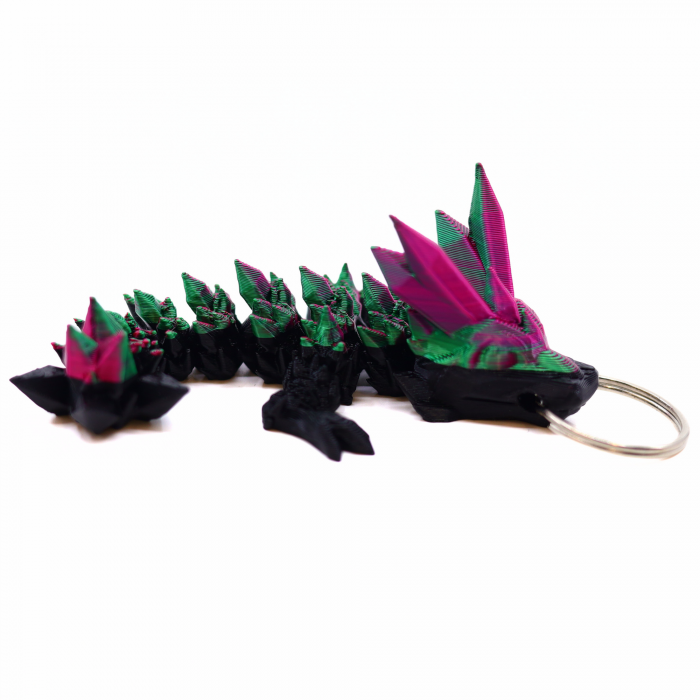 Breloc Dragon Cristal printat 3D, 12 cm [2]