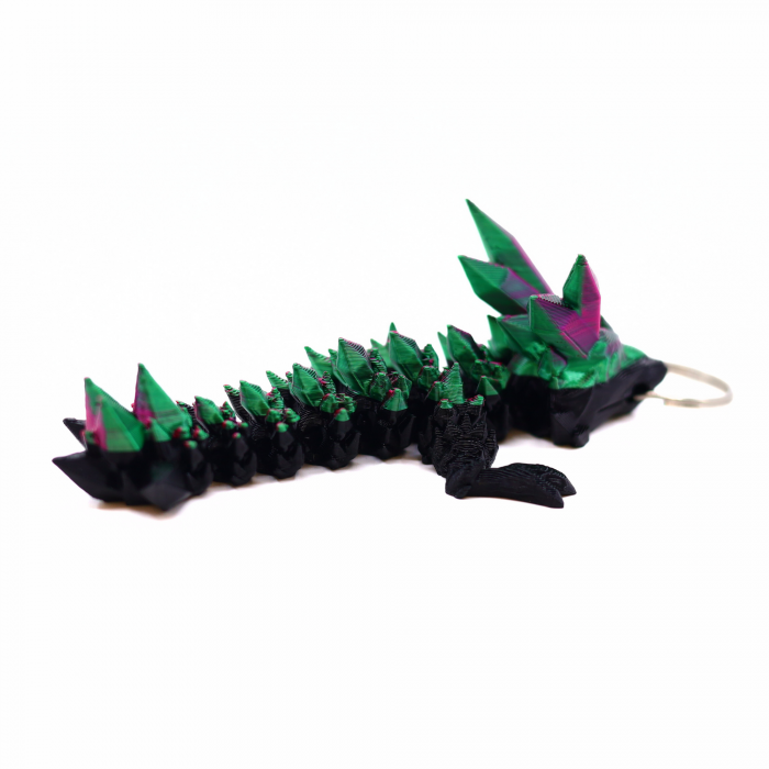 Breloc Dragon Cristal printat 3D, 12 cm [6]