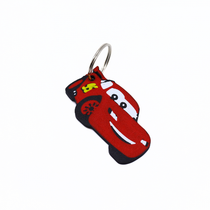 Breloc Fulger McQueen, printat 3D [2]