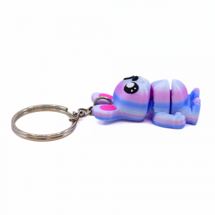 Breloc Iepuras Rainbow printat 3D [5]