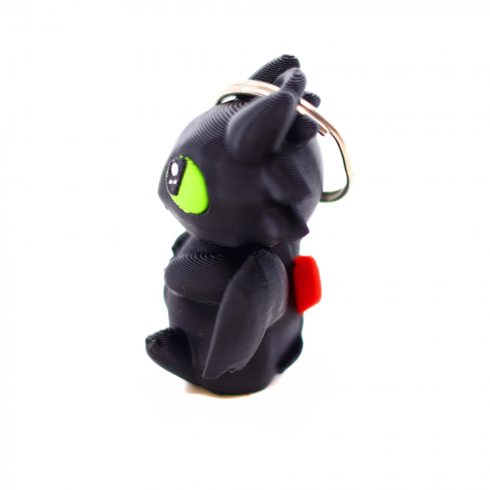 Breloc Mini Night Fury printat 3D [4]