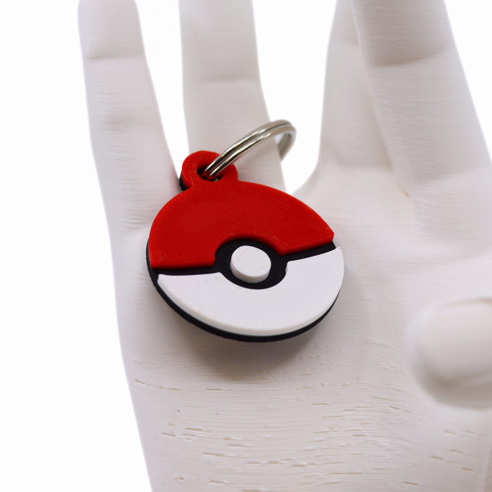Breloc Pokeball, printat 3D [3]