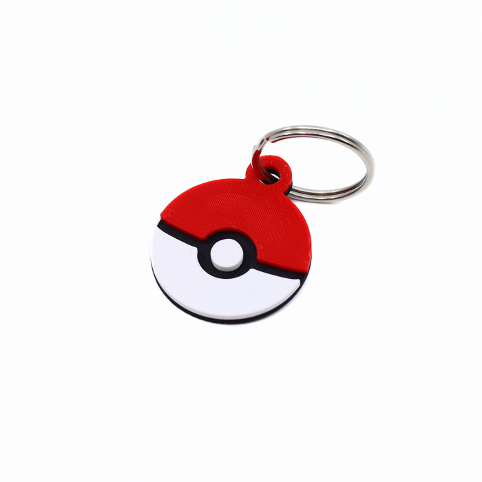 Breloc Pokeball, printat 3D [1]