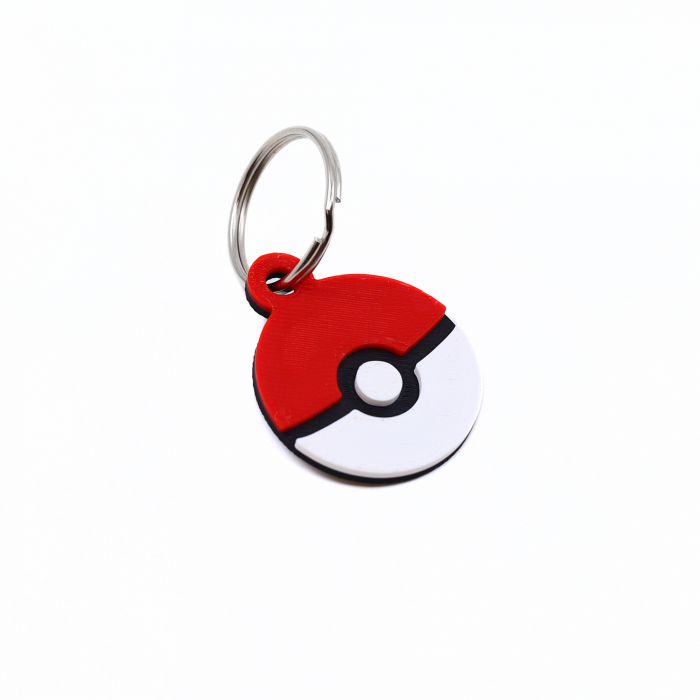 Breloc Pokeball, printat 3D [2]