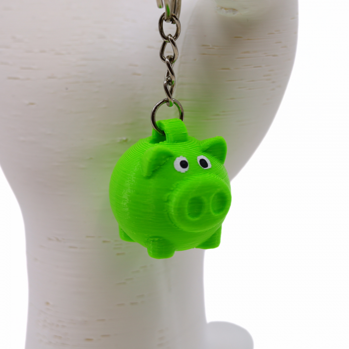 Breloc Porc, printat 3D [8]