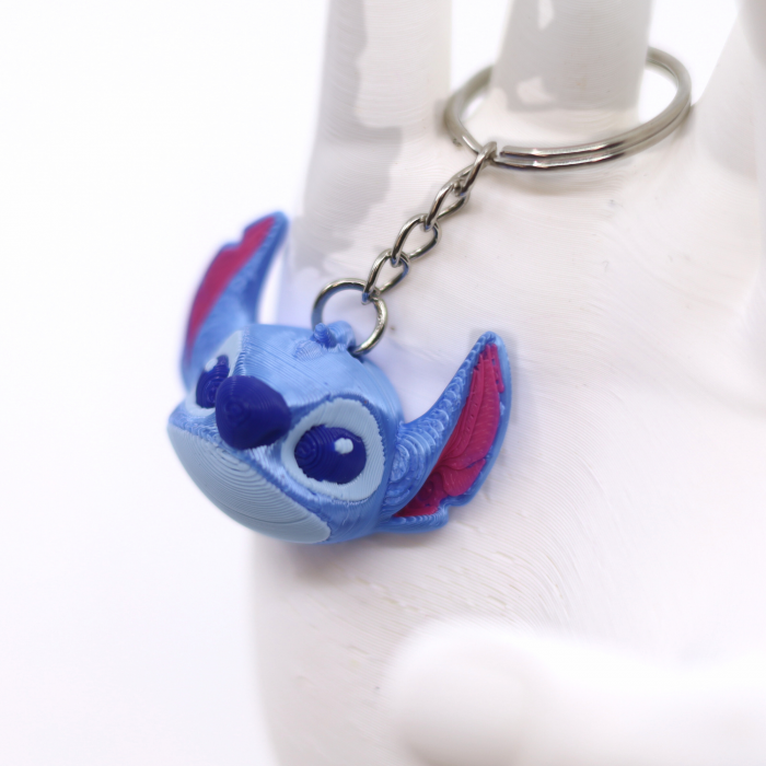 Breloc Stitch, printat 3D, 4 cm [7]
