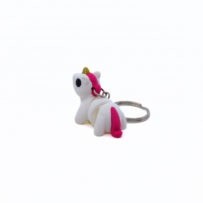 Breloc Unicorn 3D, printat 3D [2]