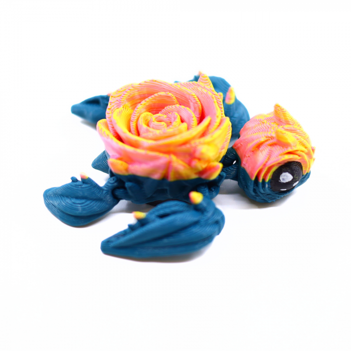 Broscuta Trandafir Magnet, printata 3d, 7 cm [5]