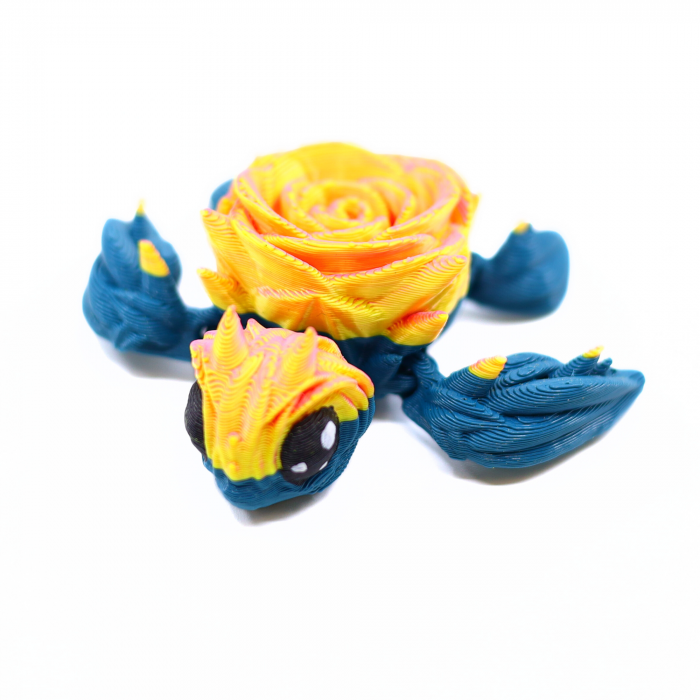 Broscuta Trandafir Magnet, printata 3d, 7 cm [3]