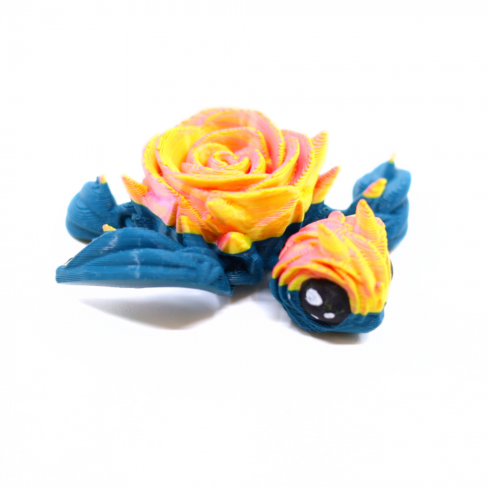 Broscuta Trandafir Magnet, printata 3d, 7 cm [2]