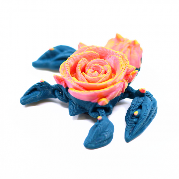 Broscuta Trandafir Magnet, printata 3d, 7 cm [6]