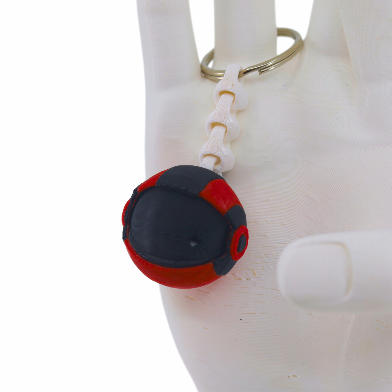 Cască Craniu Printată 3D cu Vizieră Mobilă, 4 cm [8]