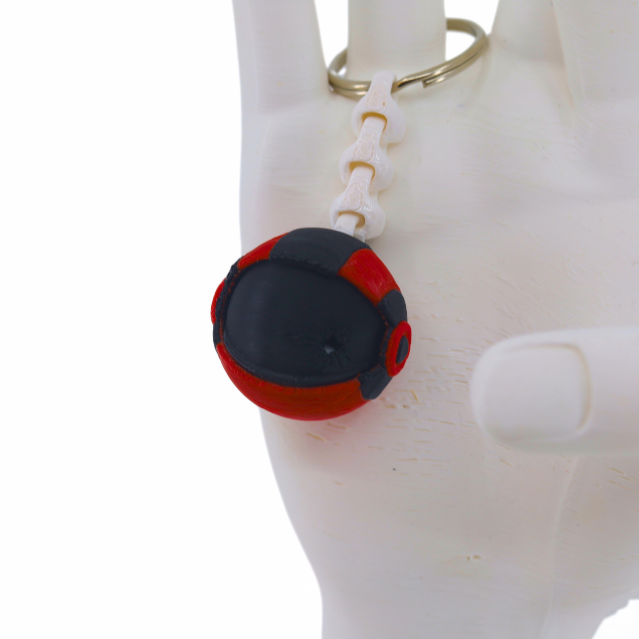 Cască Craniu Printată 3D cu Vizieră Mobilă, 4 cm [2]