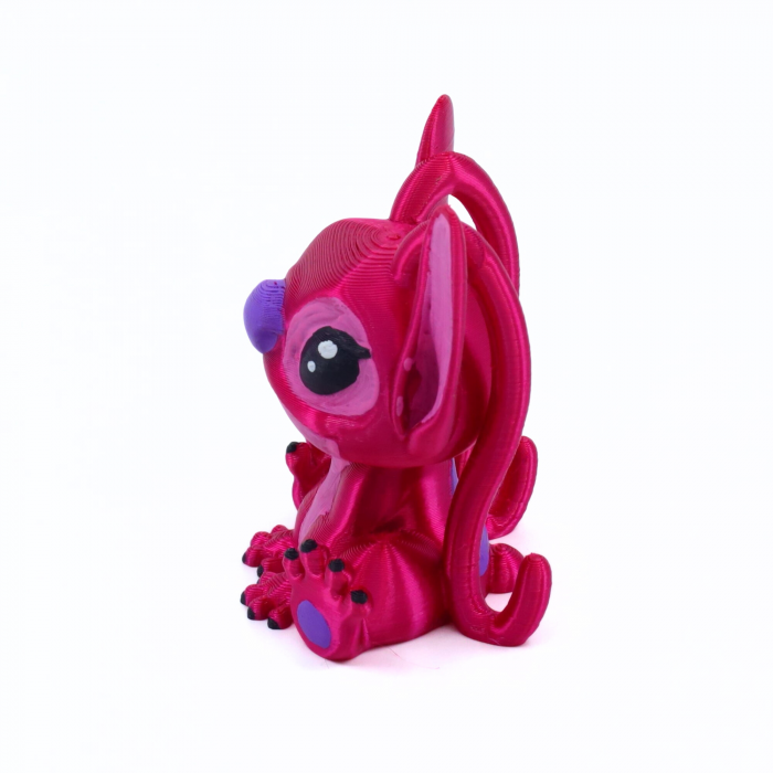Figurina 3D Angel v2, Personaj din Lilo & Stitch, printat 3D, 8 cm [4]