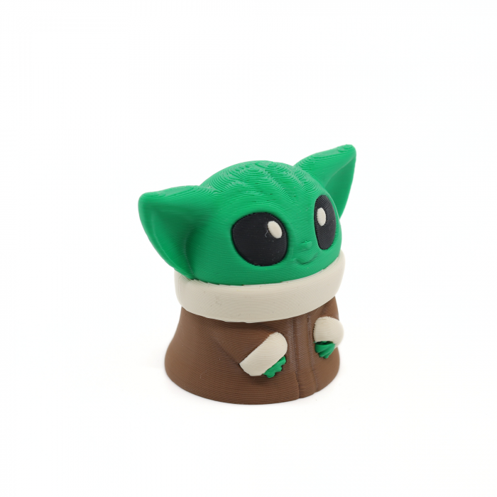 Figurina 3D Baby Yoda Grogu, printat 3D, 5 cm [5]