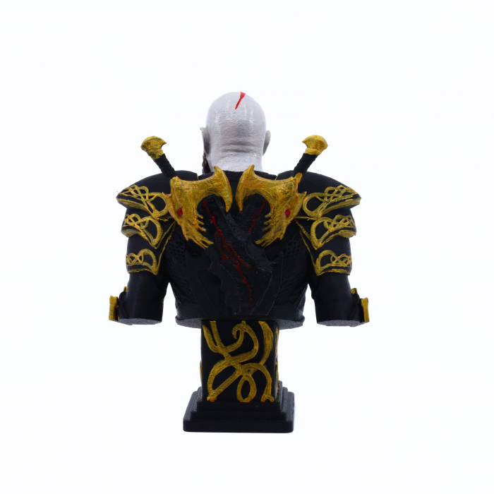 Figurina 3D Kratos, pictata manual, 16 cm [6]