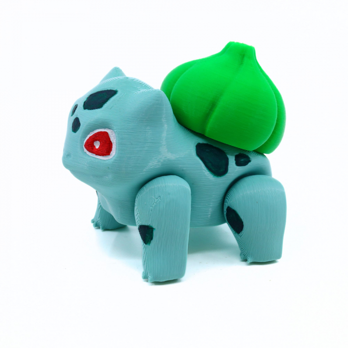 Figurină Bulbasaur printată 3D, pictată manual, 8 cm [4]