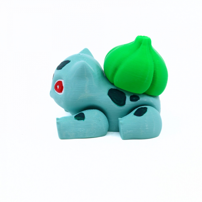Figurină Bulbasaur printată 3D, pictată manual, 8 cm [2]