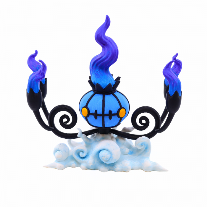 Figurina Chandelure Pokemon printata 3D, pictata manual, 18 cm [2]