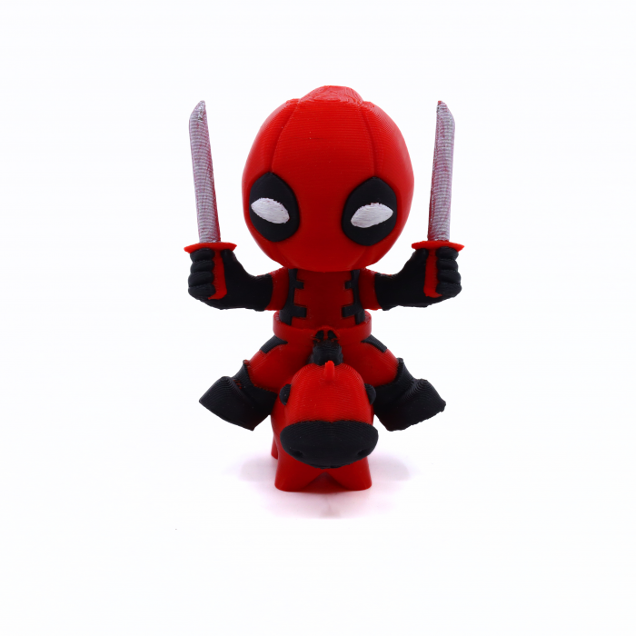 Figurină Deadpool Baby mare printată 3D, 13 cm [1]