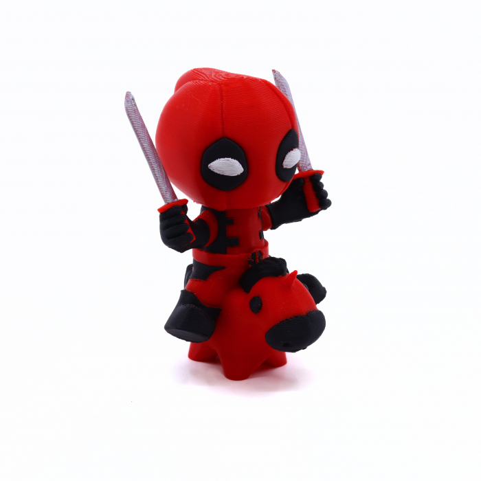 Figurină Deadpool Baby mare printată 3D, 13 cm [3]