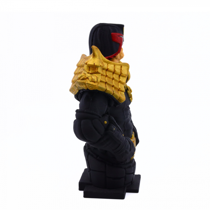 Figurină Judge Dredd printată 3D, pictat manual, 21 cm [3]