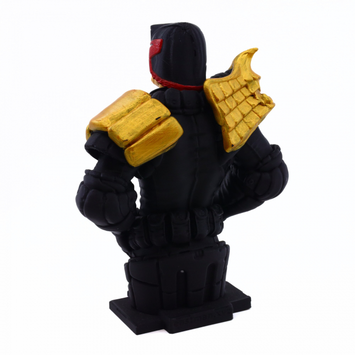 Figurină Judge Dredd printată 3D, pictat manual, 21 cm [4]