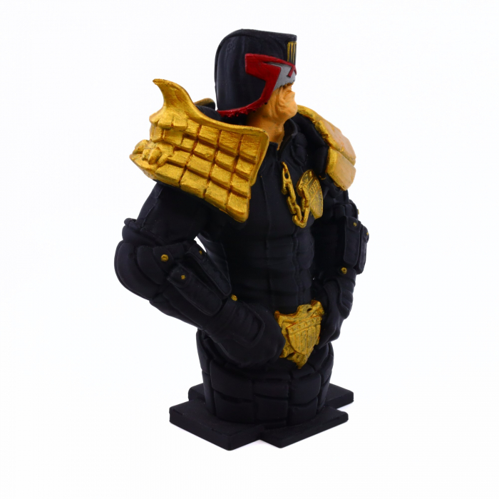 Figurină Judge Dredd printată 3D, pictat manual, 21 cm [7]