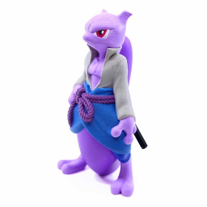 Figurina Mewtwo Sasuke Naruto Pokemon printata 3D, 19 cm [5]